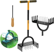 Illuminatore di giardino a spicchi metallici manuale - Elevatore di illuminatore di giardino con 8 + 16 spicchi metallici.