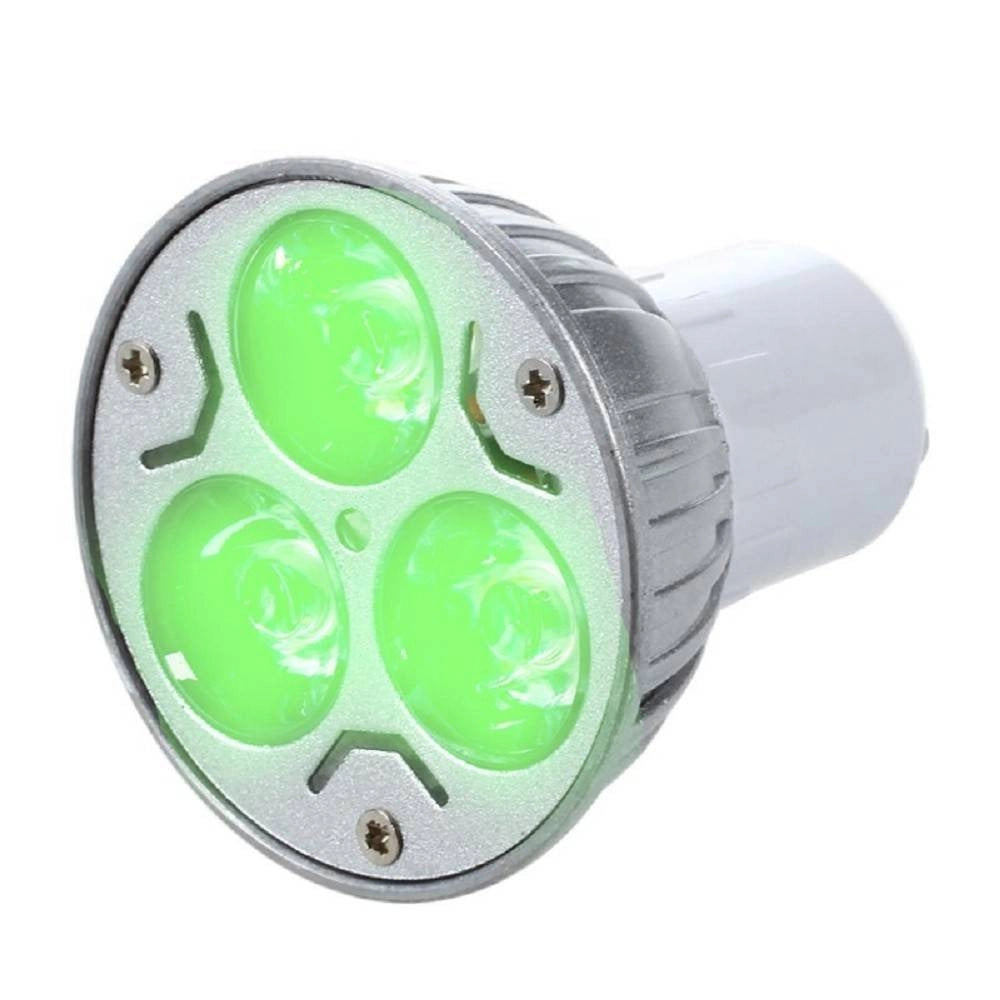 Trade Shop - Faretto 3led High Power Luce Spot 3 W Gu10 Lampada Colorata Rossa Verde Blu 230v -