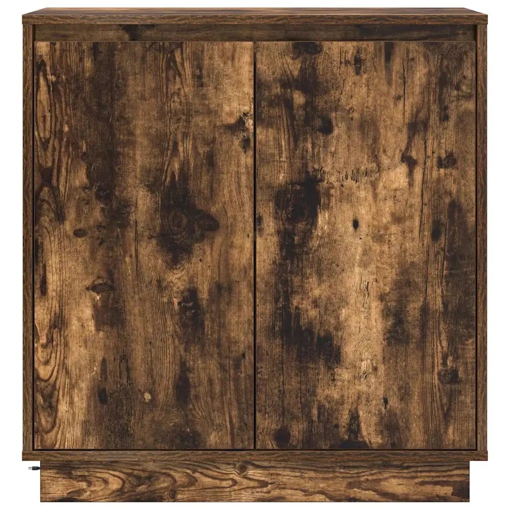 Madia LED Rovere Fumo 71 x 34,5 x 75 cm Legno ingegnerizzato 869646