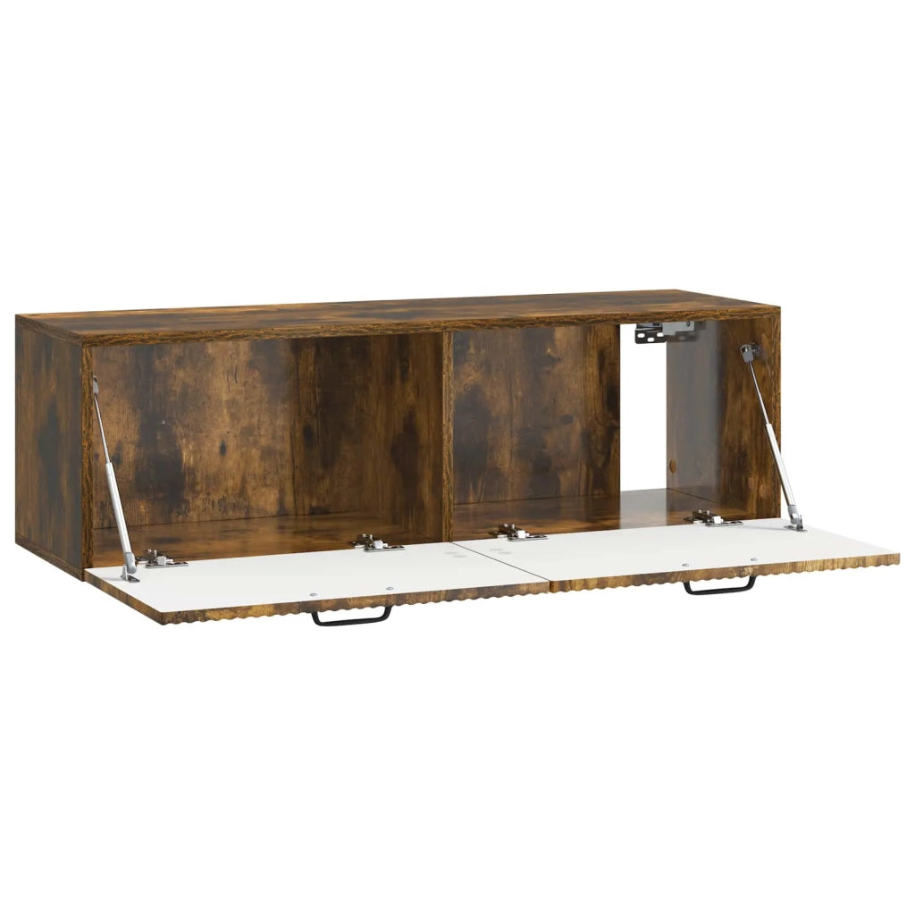 Mobile Porta TV da Muro Rovere Fumo 98 x 31 x 30 cm