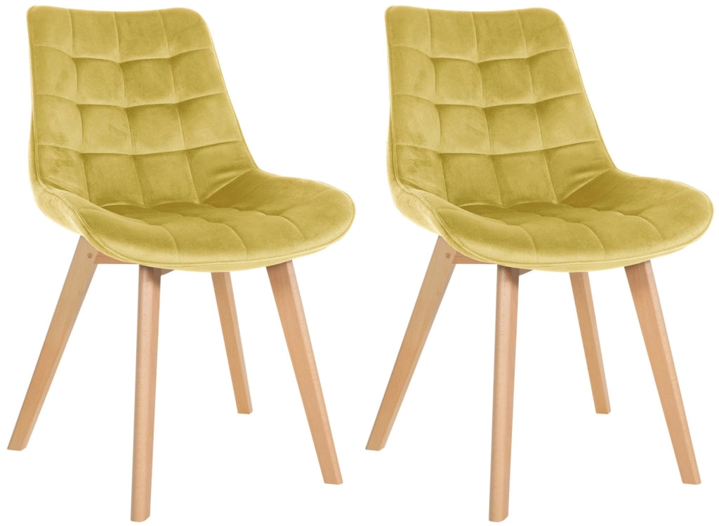 2er Set Stьhle Brook Samt