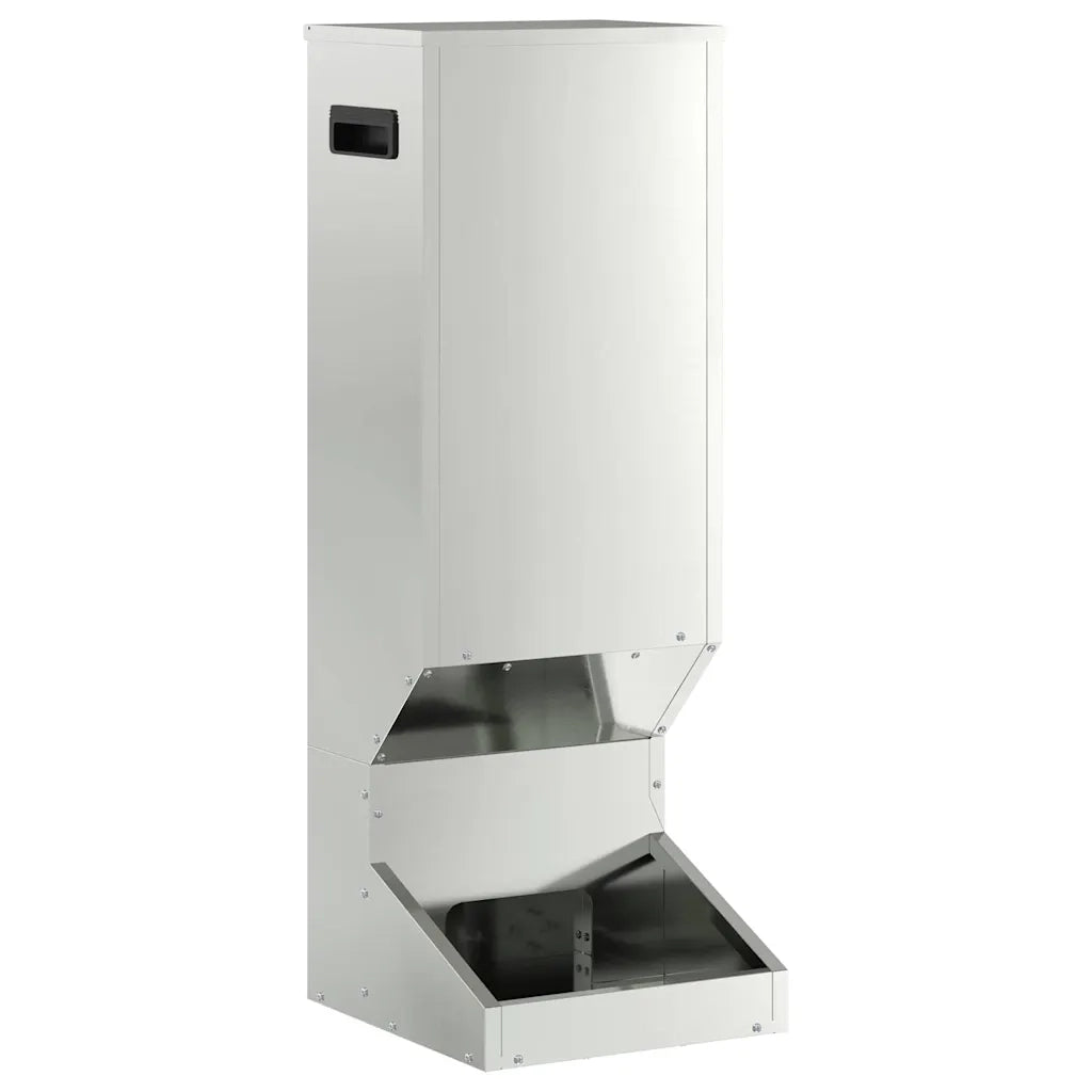 Mangiatore per cervi Argento 28 x 30 x 80 cm Acciaio zincato 874611