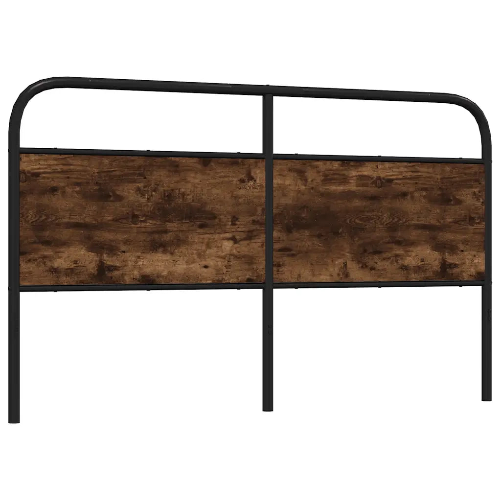 Testiera di Ricambio Rovere Fumo 160 cm in Acciaio e Legno Multistrato 4100244