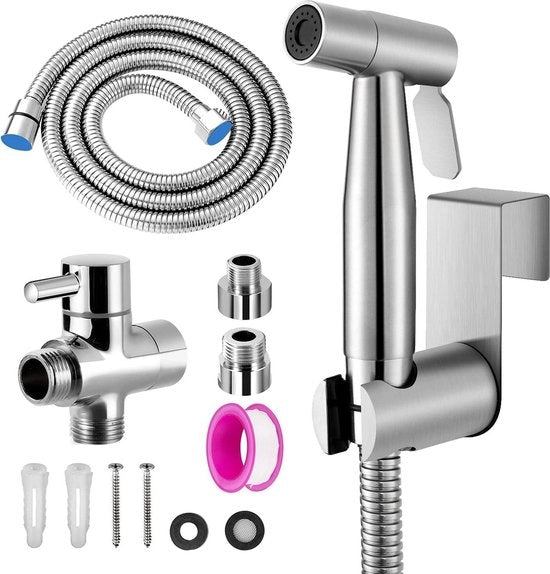 Bidet Manuale per la Pulizia Personale e la Pulizia del Pannolino con Set di Spremini e Supporto