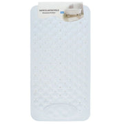 Trade Shop - Tappeto Tappetino Antiscivolo Bianco Per Vasca Da Bagno Doccia 67 X 36 Cm 87556 -