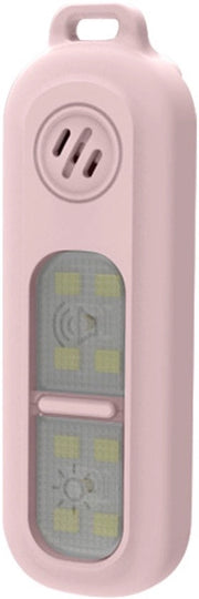 Alarme personale caricabile per donne - 130dB sirena acustica - Con luce stroboscopica SOS - Avviso di bassa batteria - Facile da trasportare - Alarme personale per donne, bambini e anziani - 7,8x2,5cm - Rosso - 7,8*2,5cm