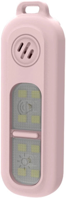Alarme personale caricabile per donne - 130dB sirena acustica - Con luce stroboscopica SOS - Avviso di bassa batteria - Facile da trasportare - Alarme personale per donne, bambini e anziani - 7,8x2,5cm - Rosso - 7,8*2,5cm
