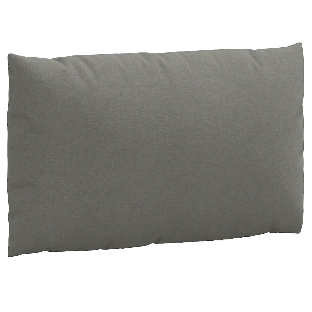 Cuscini per Pallet 2 pz | Cuscini per sedie Grigio Scuro M¨¦lange in Tessuto