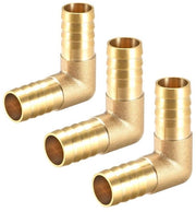 Connettore a gomito 16mm in ottone - 90 gradi - connessione tubolare - impermeabile all'acqua - per circuiti idraulici/olio - connettore tubo