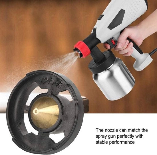 Mondstuk per verfspuit - elettrico - ottone - di alta qualità - sostituzione - facile applicazione - 13mm.