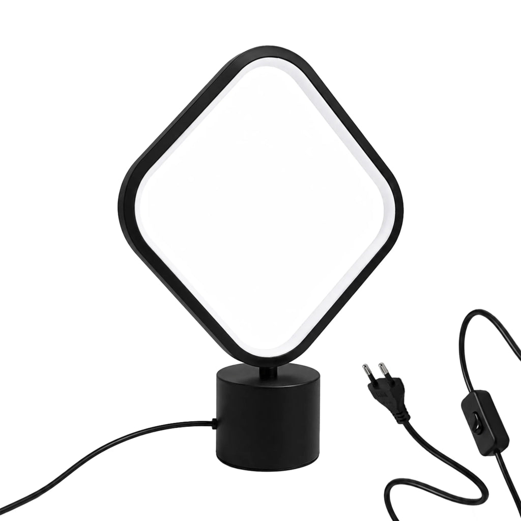 Lampada Da Comodino A Led Lhj124-t Nera