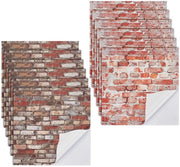 Decorazione per Parete Miniaturo da Incollare - 12 Stuks - 1:12 Scala - 10 x 10 cm - PVC - Stickers per Parete