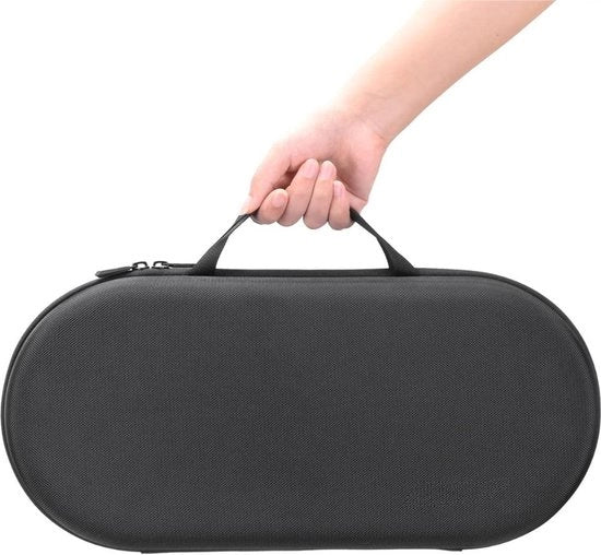 Valigetta per viaggio adatta per Airwrap per capelli - Borsa di trasporto - Borsa di stoccaggio, Tasca di stoccaggio, Asciugacapelli, Asciugacapelli, Spazzola per asciugacapelli, Tondino e pettine - Borsa accessori e toilette per donne - EVA - Nero