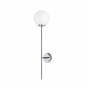 Applique Contemporanea Demetra Metallo Cromo 1 Luce E14