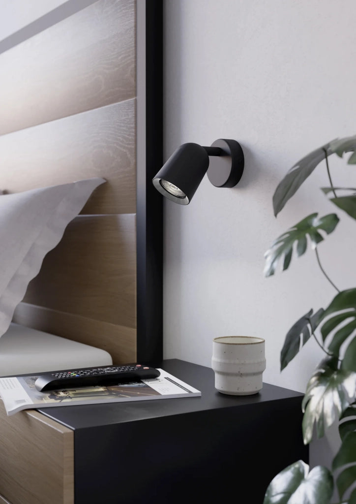 Faretti E Spot Moderno Camaldoli Acciaio Nero 1 Luce Gu10 Ip20