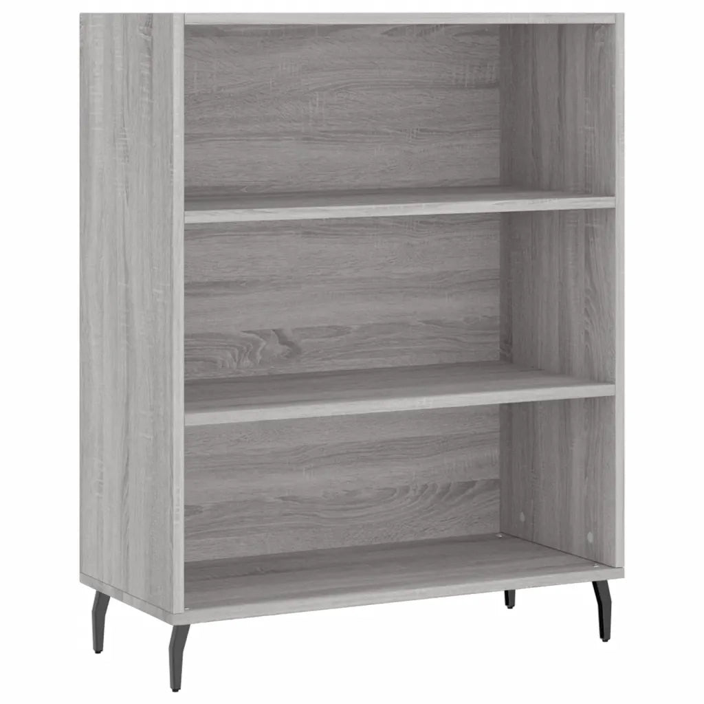 Scaffale Grigio Sonoma 69,5x32,5x90 cm in Legno Multistrato 828386