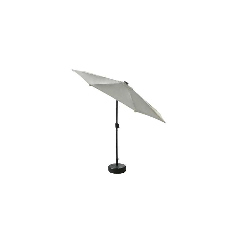 Ombrellone Benjamin alluminio palo centrale tondo ø3h2,4m antracite con led