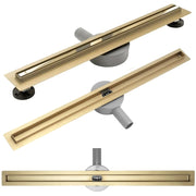 Canalina Di Scarico Rea Neo Slim Mirror Gold Pro 50