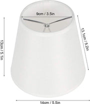 Set di ombreggianti per lampadari - 6 pezzi Copertura per lampada da tavolo Ombreggiatura per lampadario Stile moderno Coperture per lampadari di design Decorazione per E14 lampadine Copertura per lavatrice