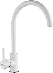 360° Rotante Uscita Senza Preavviso Elettrovalvola di Rilascio Senza Contatto per Vasca da Bagno in Ottone Bianco - G4001W Maniglia da Cucina