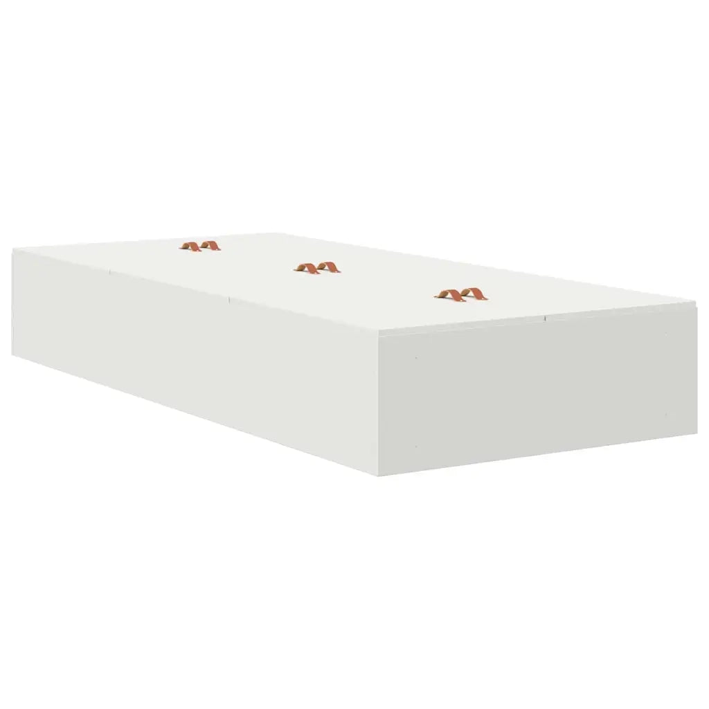 Struttura letto con contenitore Bianco 80 cm Legno multistrato 3335597