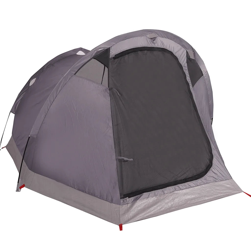 vidaXL Tenda da Campeggio a Tunnel 3 Persone Verde Oliva Impermeabile