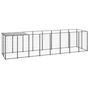 Gabbia per Cani Nera 4,84 mÂ² in Acciaio   cod mxl 52711