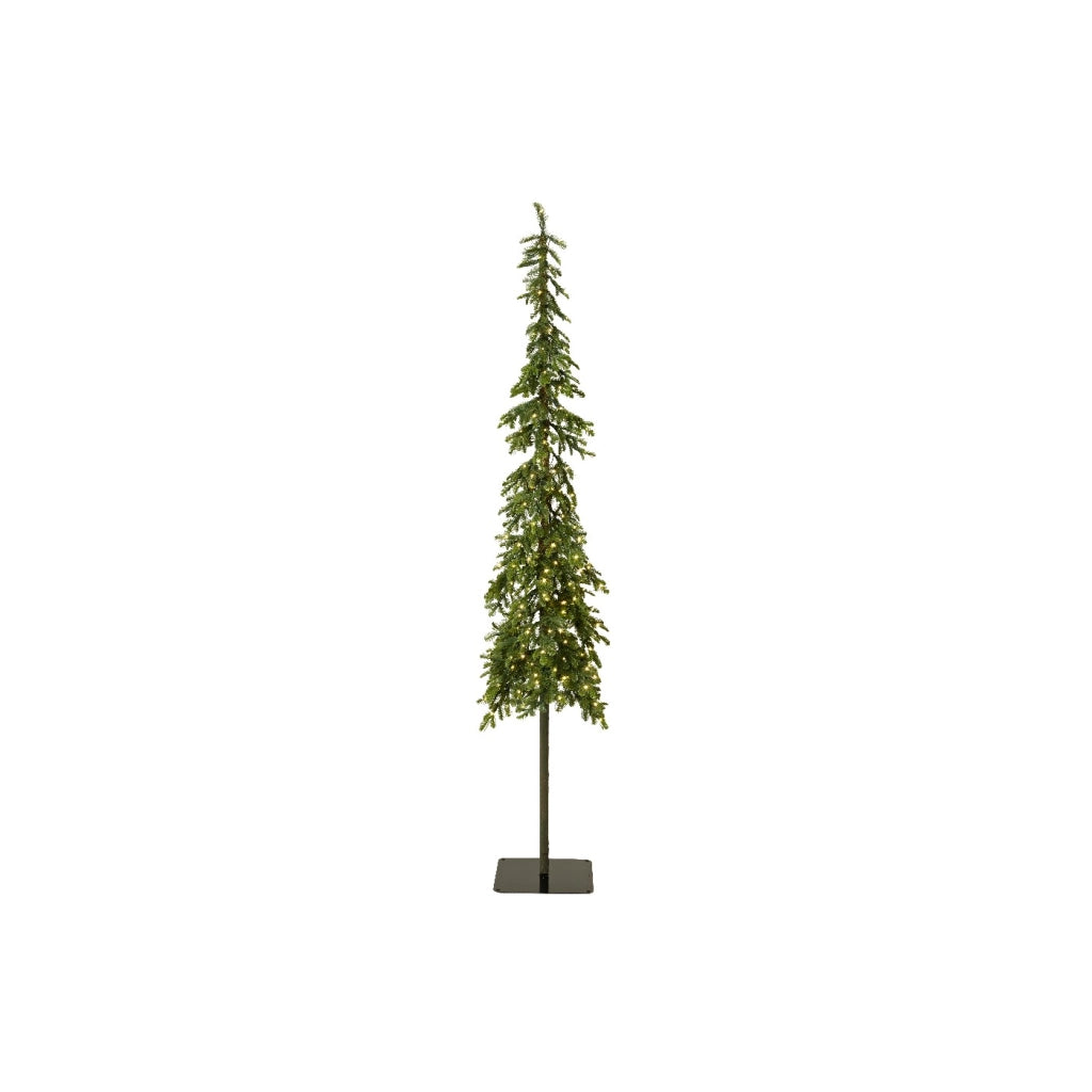 Albero Alpin Fir c/250 LED D60 H240cm verde