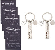 Set di Chiavi da Regalo 15 pezzi - Chiave da Regalo con Messaggio - Chiave da Regalo per Tecnico - Chiave da Regalo in Metallo - Leggero - Incluso Carte di Ringraziamento - Regalo di Ringraziamento