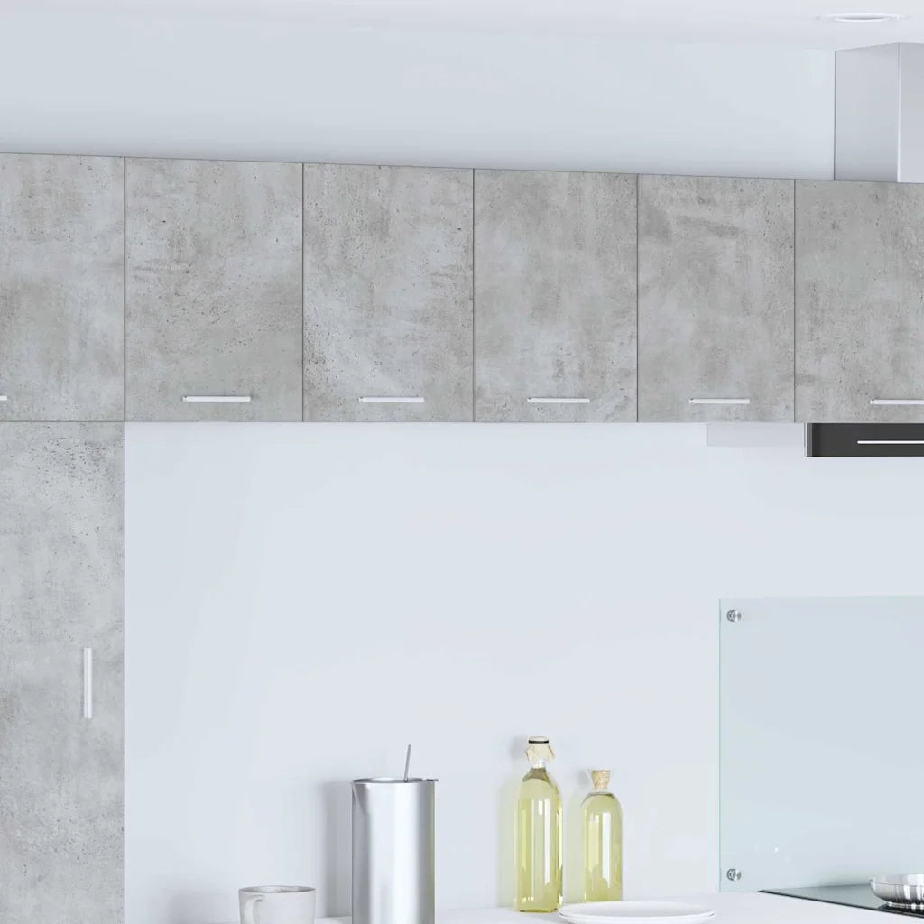 Armadio pensile Grigio Cemento e Bianco 60 x 31 x 40 cm 884168