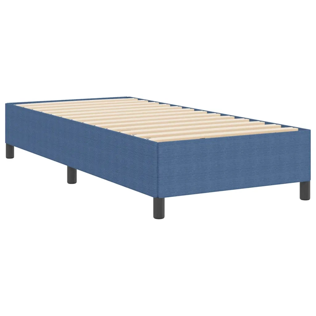 Letto a molle Blu 100 x 200 cm Tessuto in Cords 42006955
