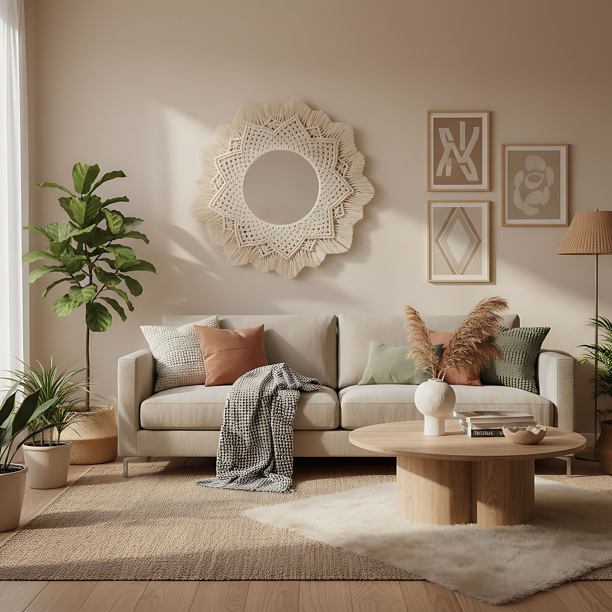 Specchio Da Parete Boho 60cm 322051