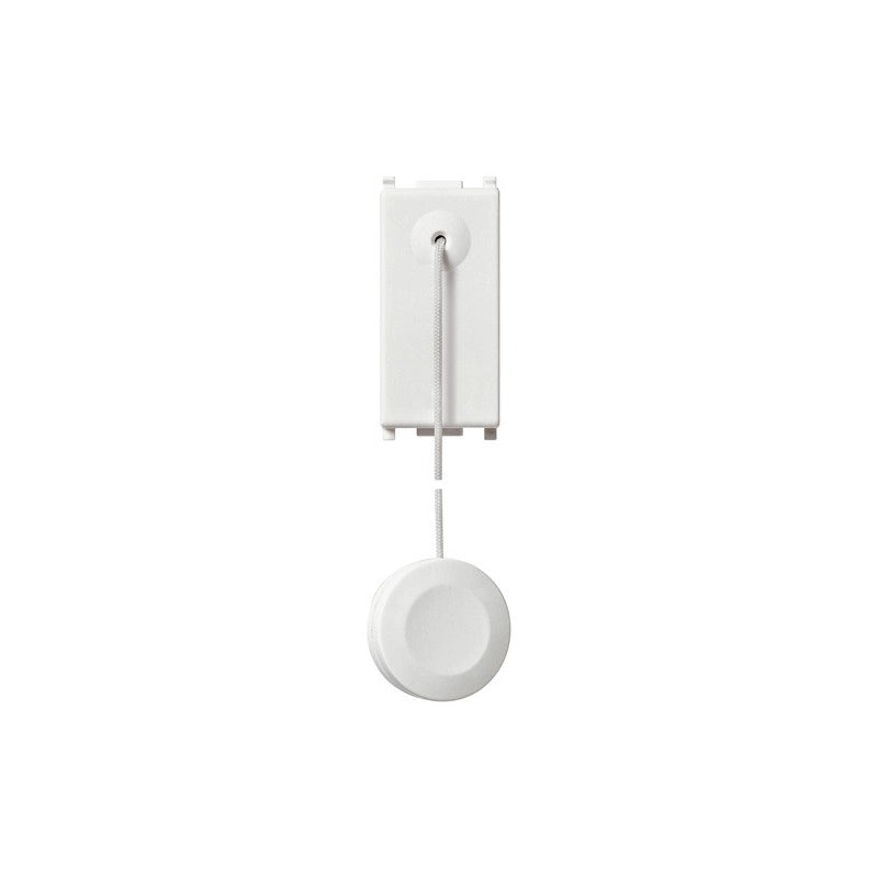 14052 Pulsante a Tirante 1P No 10A Bianco Plana