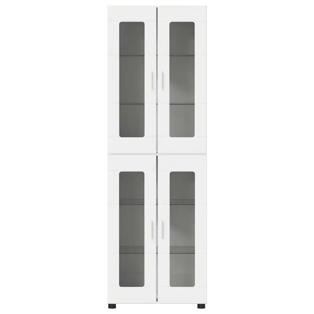 Credenza FLORIN Bianco 60 x 35 x 182 cm Legno multistrato