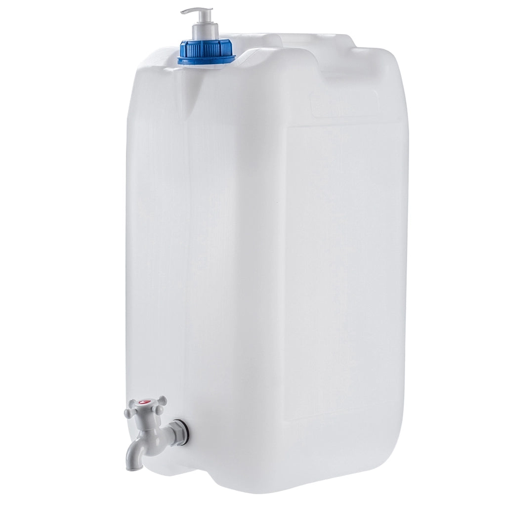 Contenitore per acqua KADAX per lavabo, dispenser di sapone liquido da 30 litri con rubinetto
