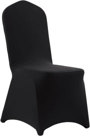 150 pezzi di cuscini per sedie, stoffa a stretch polyester e spandex, disegno piatto e fronte, per matrimoni, feste, cene e ricevimenti, adatto per sedie fino a 20 x 17.72 x 37.4 pollici