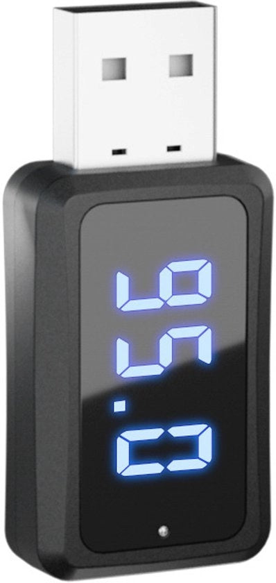 Adattatore Bluetooth 5.3 audio ricevitore/trasmittente con display LED e connettore USB