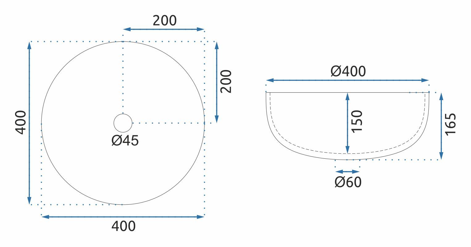 Lavabo Da Appoggio Rea Sue Transparent