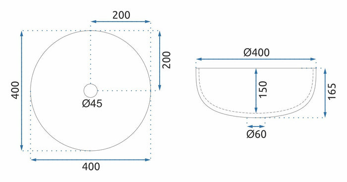 Lavabo Da Appoggio Rea Sue Transparent