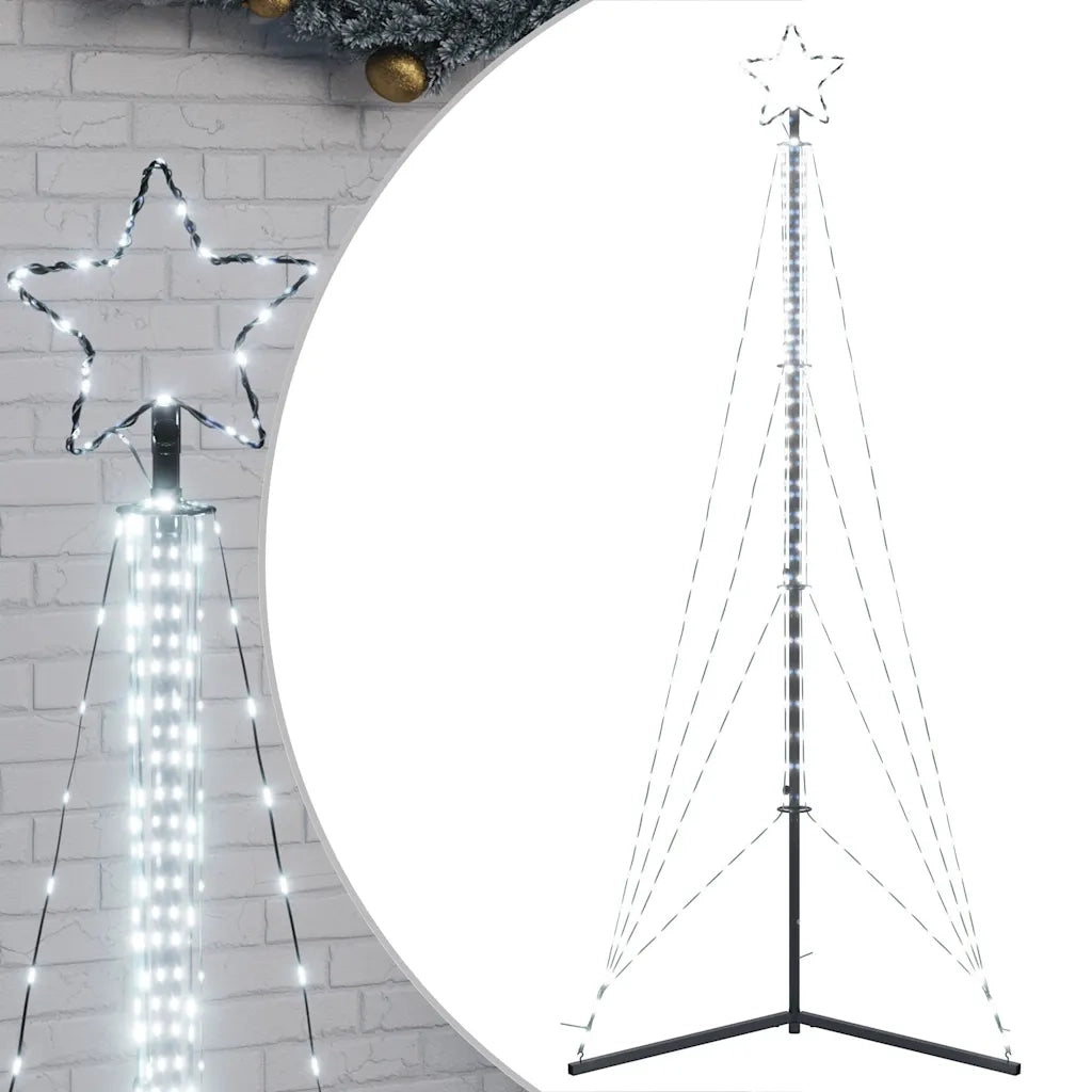 Albero di Natale a LED 483 LED Bianco Freddo 240 cm 4016413