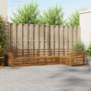Set di divani da esterno 5 pcs Naturale