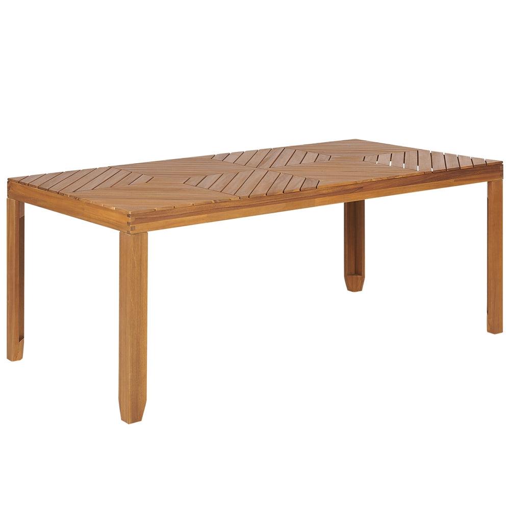 Set da pranzo da giardino con sedie per 4 persone 180 x 90 cm esterno terrazzo stile tradizionale