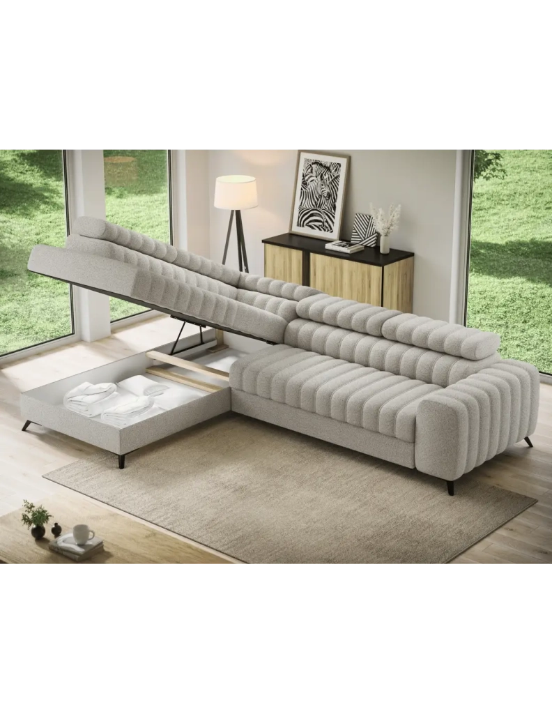 Divano ad angolo collezione KANEDOJO color beige
