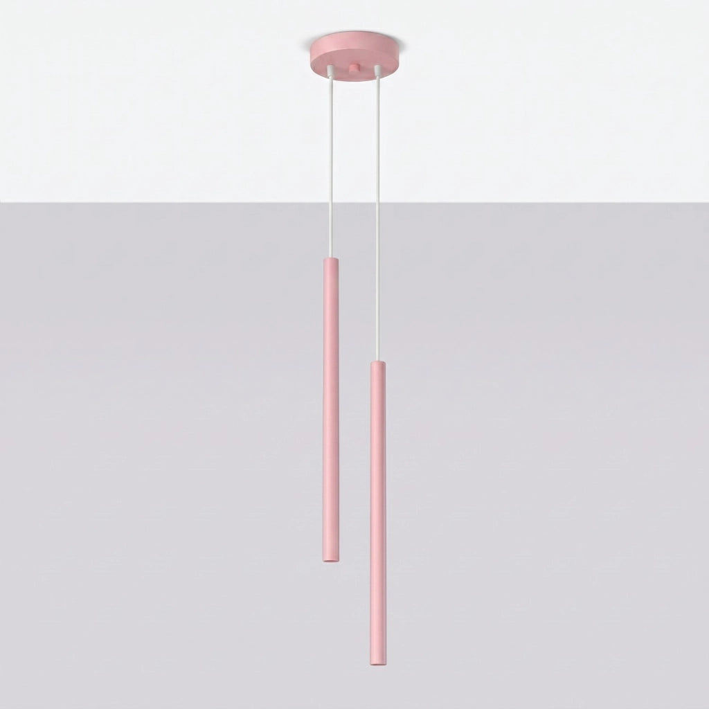 Lampada a sospensione PASTELO 2 rosa