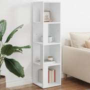 Armadio Angolare Bianco 33x33x132 cm in Truciolato 809035