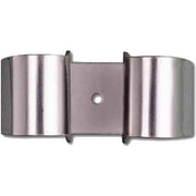 PORTASCOPA A MOLLA IN ACCIAIO INOX 1 posto