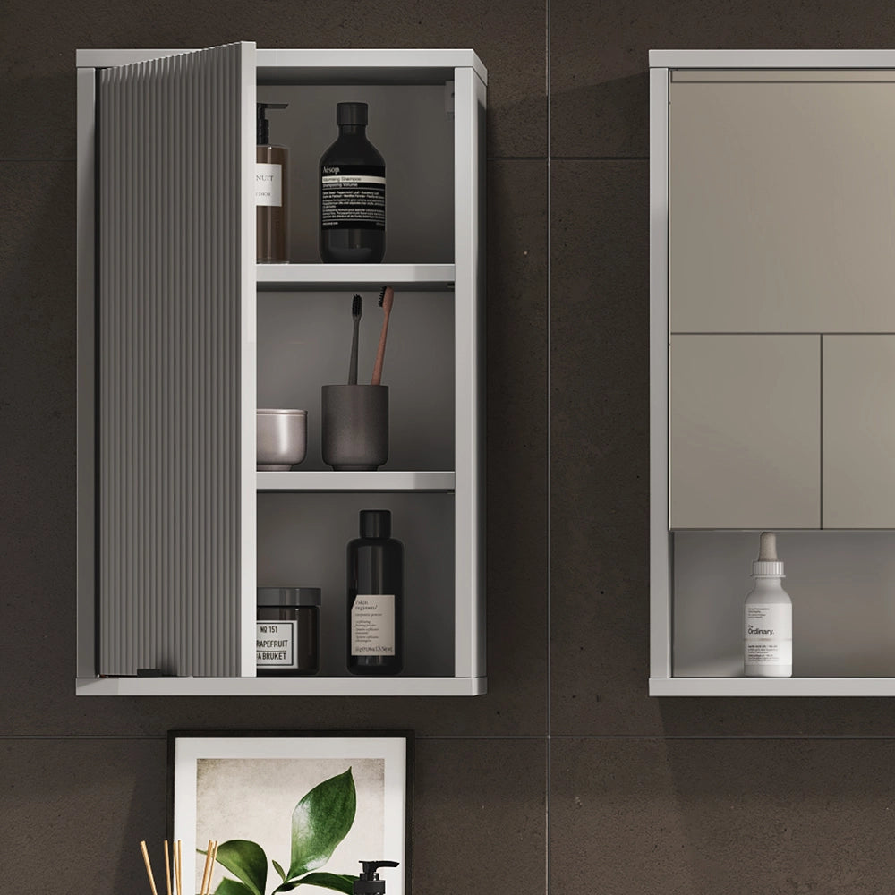 Mobile bagno Eliza Grigio 40 x 65 cm con 2 ripiani Vicco
