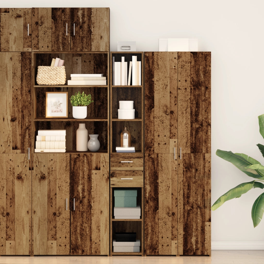 Highboard Legno Vecchio 30x42,5x185 cm Legno ingegnerizzato