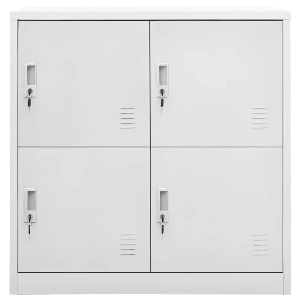 Armadietto con Chiave Grigio Chiaro 90x45x92,5 cm in Acciaio cod mxl 52070
