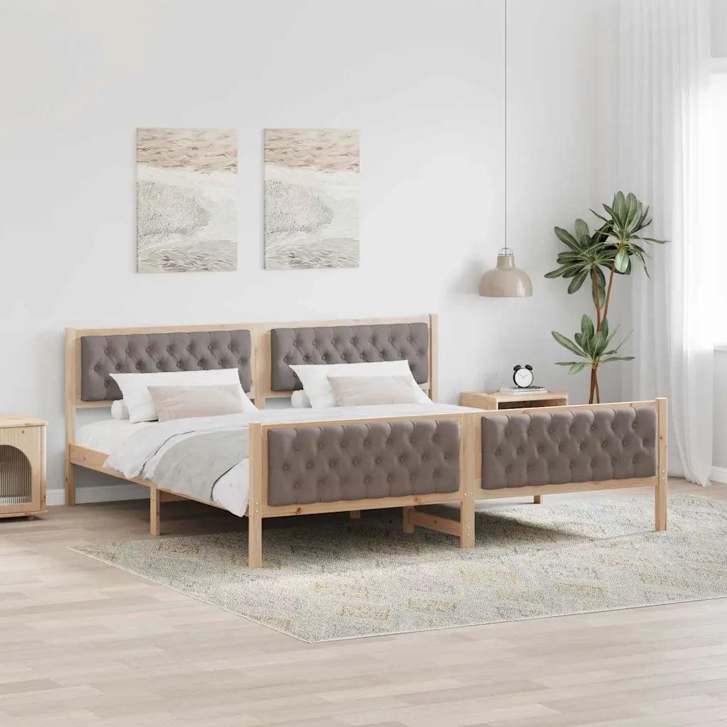 Struttura del letto Talpa 200 x 200 cm Pino massello 3394271